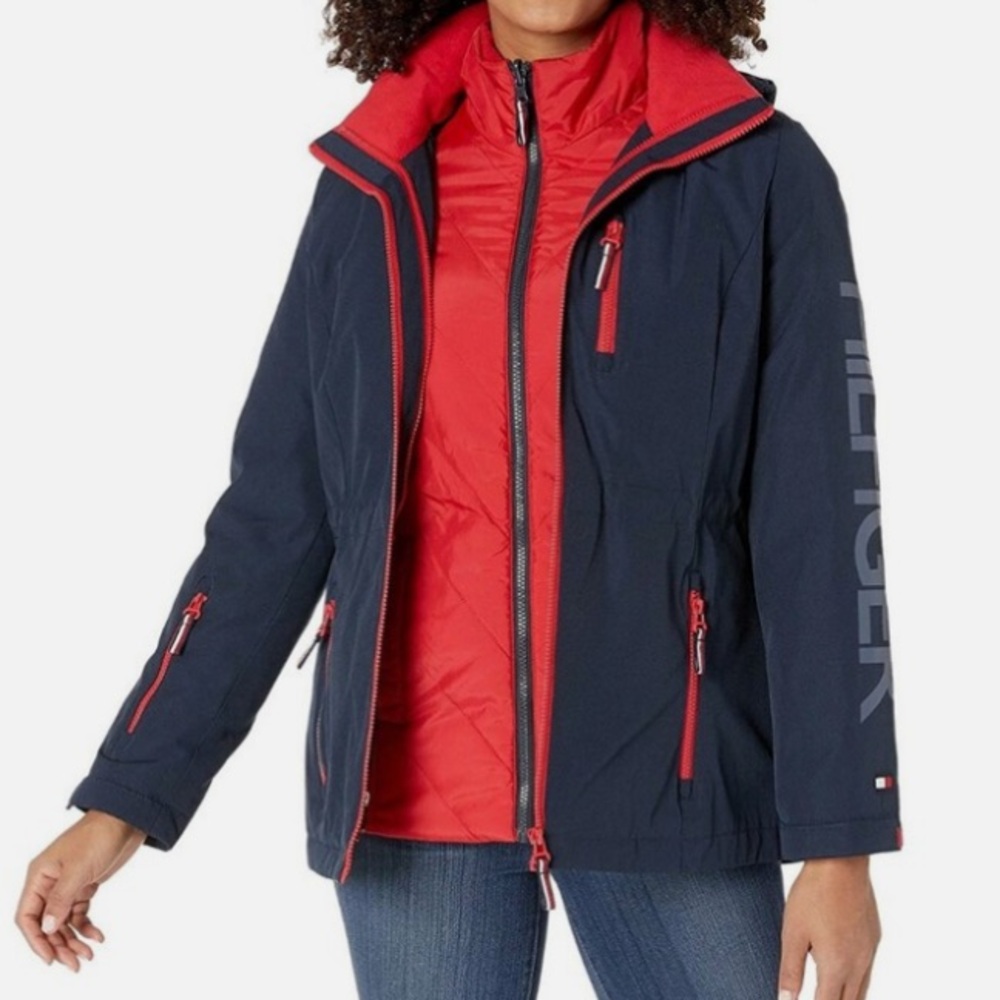 Tommy Hilfiger Women's 3 in 1 Weather Jacket